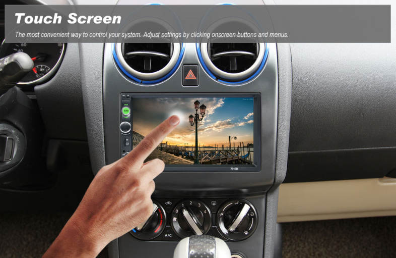 Rectangle 7010B 7 inch Bluetooth FM Radio Car MP5 Player with Remote Controller