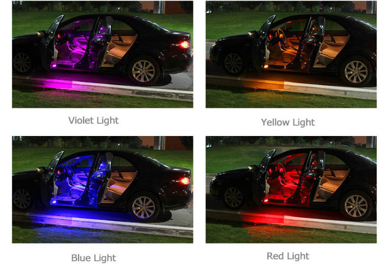 SCOE T10 8B 8SMD Car LED Light Energy-saving Reading Lamp