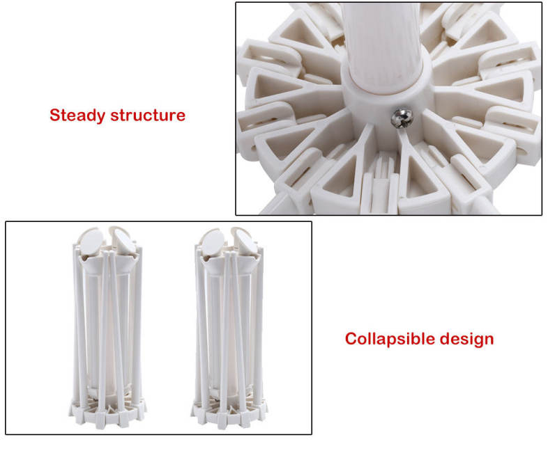 Keouke Collapsible Noodles Drying Rack Spaghetti Hanging Holder Kitchen Accessories