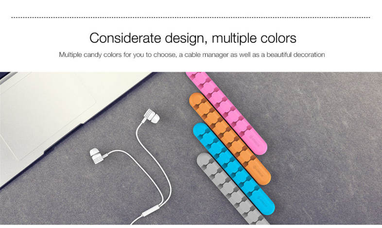 ORICO CBS7 Desktop Cable Storage Management Silicon Charger Wire Organizer Holder Clip