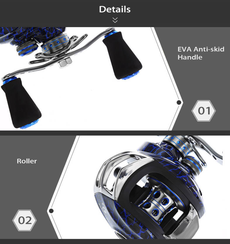 LIE YU WANG High Quality 14   1 Bearings Water Drop Wheel