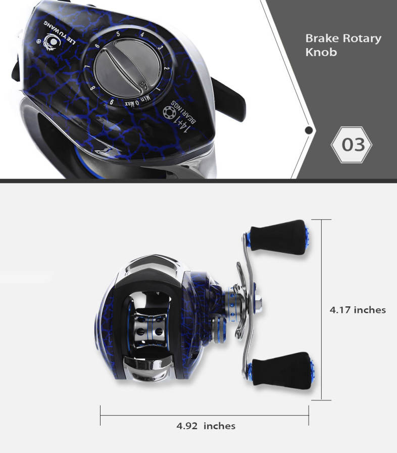 LIE YU WANG High Quality 14   1 Bearings Water Drop Wheel