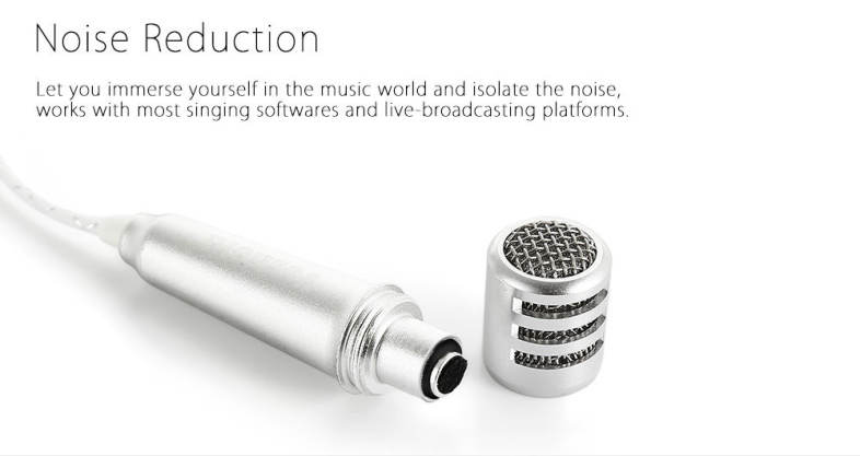 Yeshold 3.5mm Wired Stereo HiFi Earphones with Mini Mic