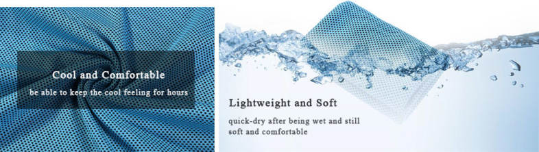 AONIJIE Outdoor Sport Sweat Absorption Hypothermia Cooling Towel
