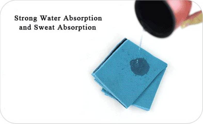 AONIJIE Outdoor Sport Sweat Absorption Hypothermia Cooling Towel