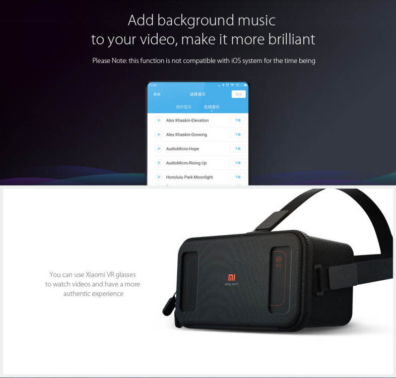 Xiaomi mijia 3.5K 360 Degree Panorama Action Camera Ambarella A12 Chipset
