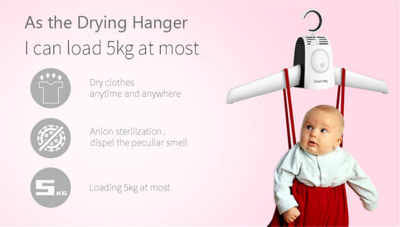 Smart Frog 2 in1 Electric Shoes Dryer Clothing Drying Hanger