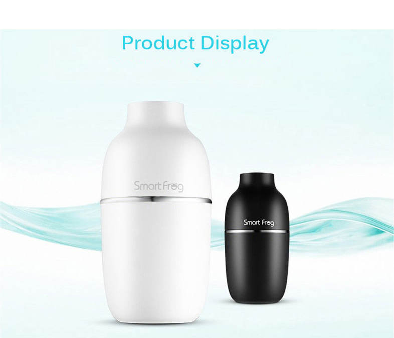 Smart Frog Portable Ultrasonic Mini Desktop Car Air Humidifier