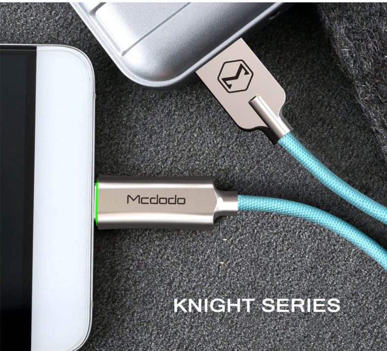 MCDODO CA - 288 Knight Series QC 3.0 Type-C Auto Disconnect Transfer Data Synchronization Charging Cable 1M