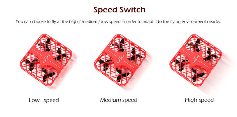 DHD D3 Mini Mesh RC Quadcopter RTF 2.4GHz 4CH 6-axis Gyro / One Key Return / Headless Mode