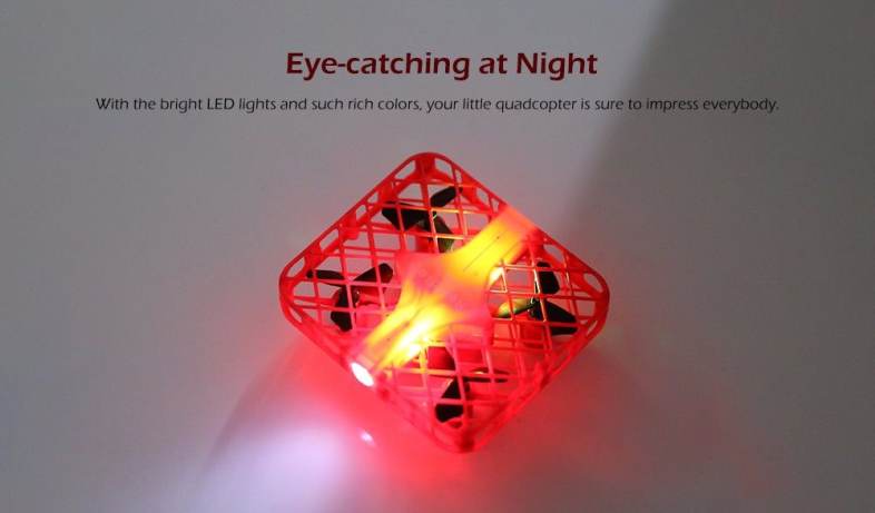 DHD D3 Mini Mesh RC Quadcopter RTF 2.4GHz 4CH 6-axis Gyro / One Key Return / Headless Mode