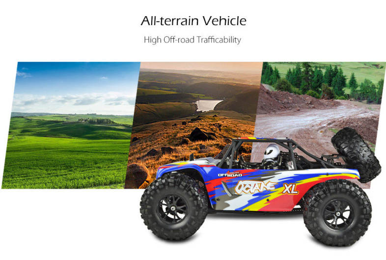 VRX Racing RH1045 1:10 Brushless RC Truck RTR 40km/h / Rear Axle Design