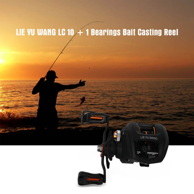 LIE YU WANG LC 10   1 Bearings Bait Casting Reel Water Drop Wheel