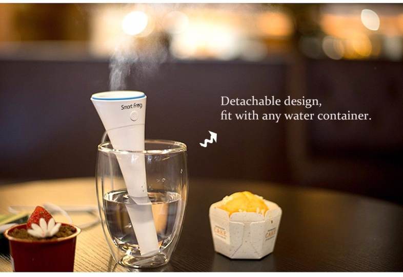 Smart Frog Ultrasonic Portable Mini Car Desktop Air Humidifier