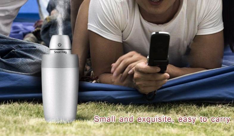 Smart Frog Portable Ultrasonic Mini Car Desktop Air Humidifier