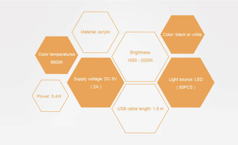 Yingcun RH - A3 Adjustable USB LED Light Board