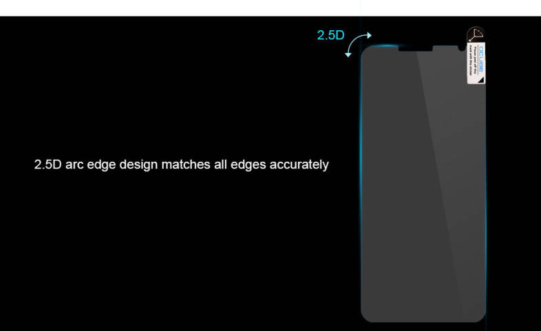 OCUBE Tempered Glass Screen Protective Film for Oukitel U7 Plus Ultra-thin 0.26mm 2.5D 9H Explosion-proof Protector