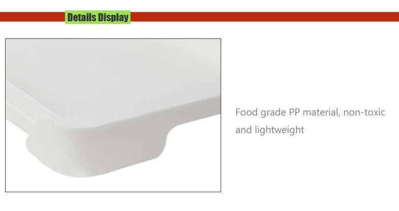 2 in 1 Mildew Resistant Cutting Board with Removable Drawer