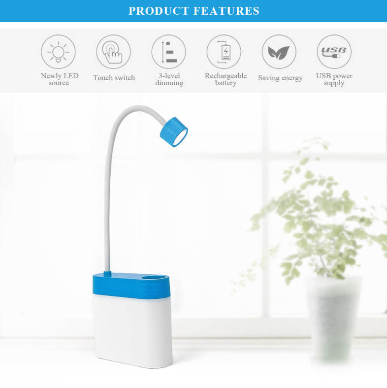 USB Multipurpose Rechargeable Eye-protection Table Lamp