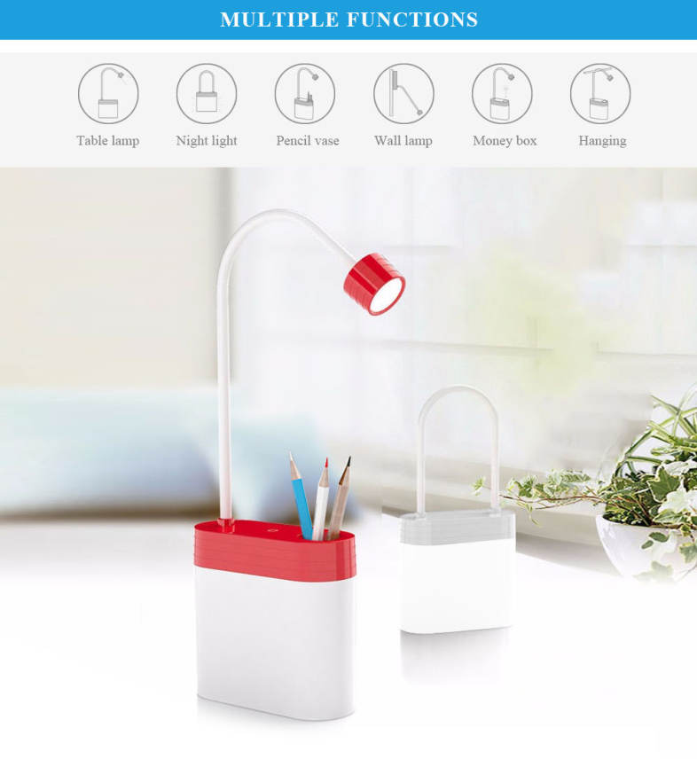 USB Multipurpose Rechargeable Eye-protection Table Lamp