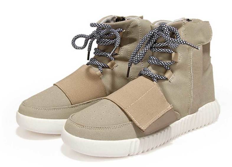 Fashionable Solid Color Magic Tape Design Dunk High Sneakers for Men