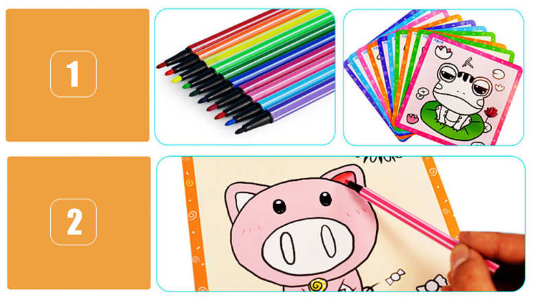 Graffiti Painting Educational DIY Toy for Children