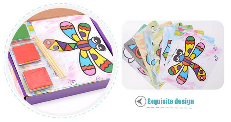 Sticky Painting Educational DIY Toy for Children