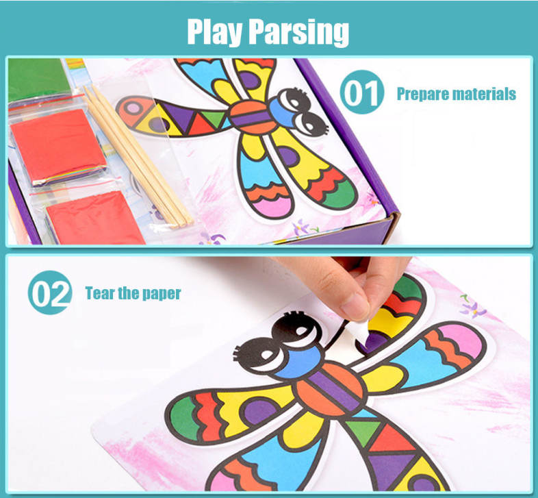 Sticky Painting Educational DIY Toy for Children