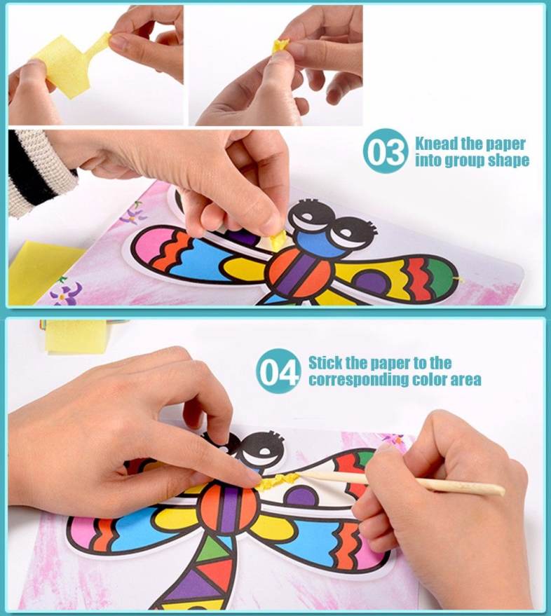 Sticky Painting Educational DIY Toy for Children