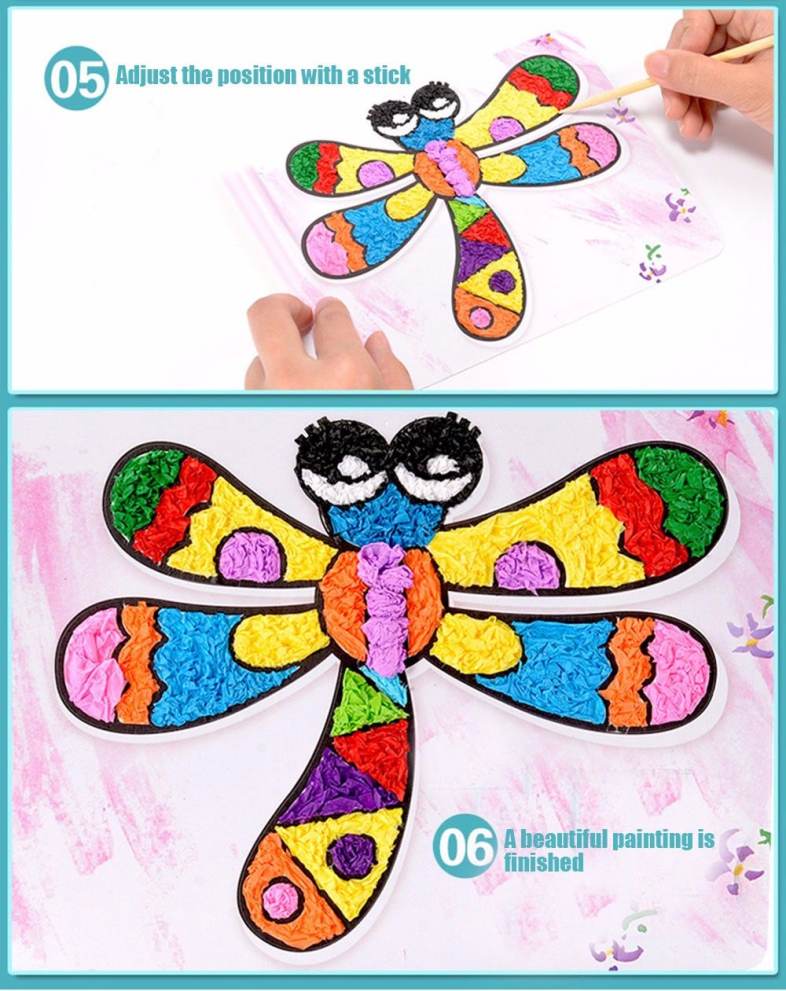 Sticky Painting Educational DIY Toy for Children