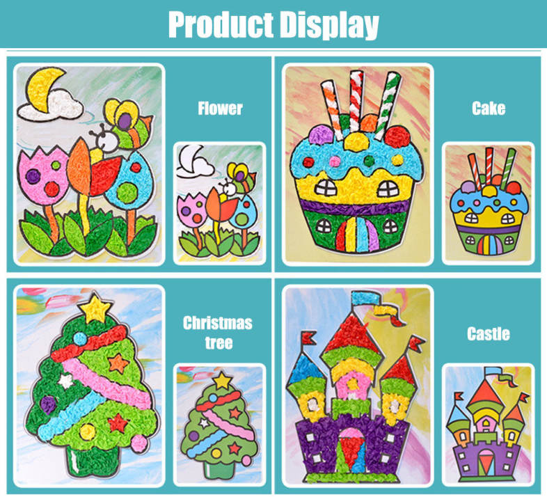Sticky Painting Educational DIY Toy for Children