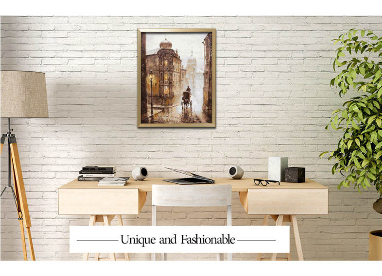 Street Scene DIY Digital Oil Hand Painting Wall Decoration