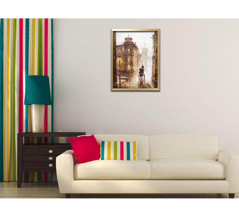 Street Scene DIY Digital Oil Hand Painting Wall Decoration