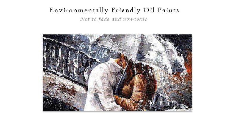 Romantic Lover DIY Digital Oil Hand Painting Wall Decoration