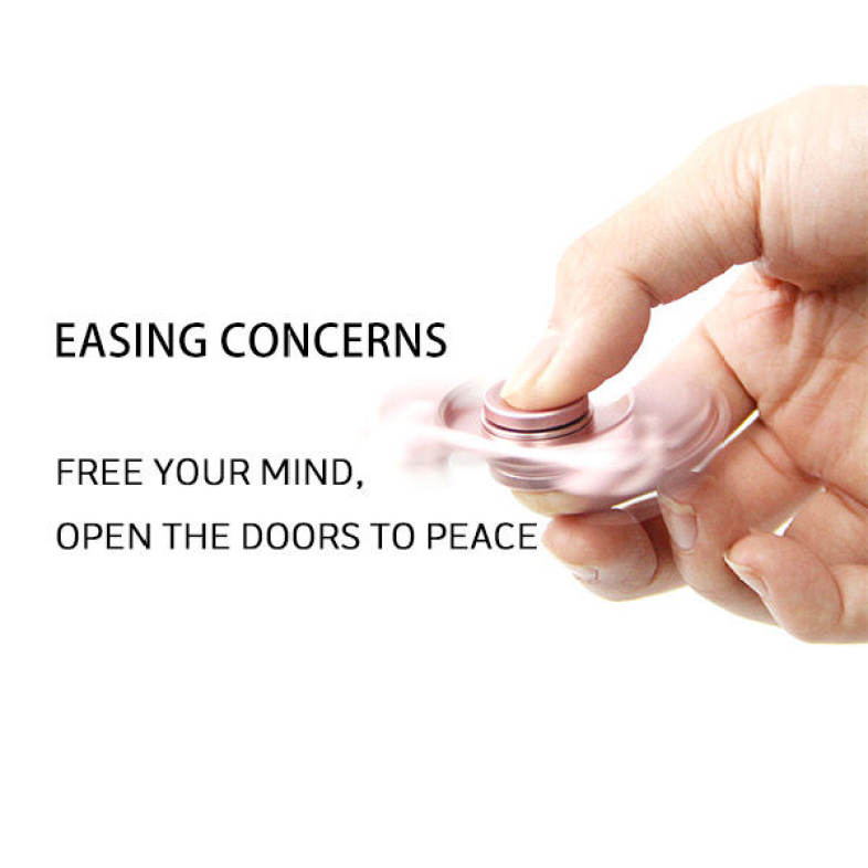 4 Min Rotating Anti Stress Toys Copper Finger Gyro