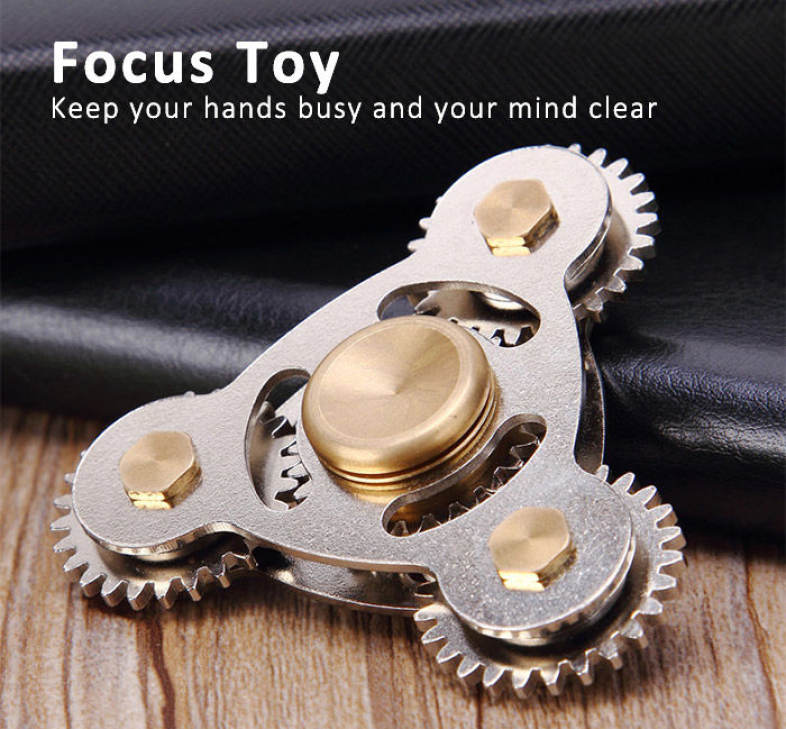 Stress Relief Toy Spinning Toy Gears Finger Spinner