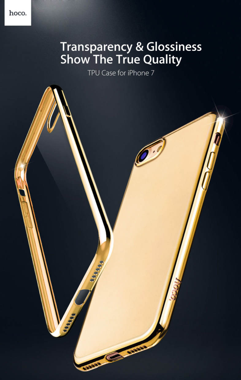HOCO Ultra Slim Electroplate Plating TPU Case for iPhone 7
