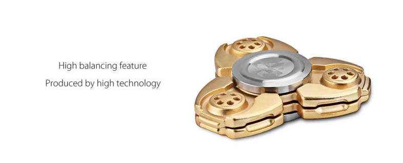Titanium Alloy Gyro Stress Reliever Pressure Reducing Toy for Office Worker