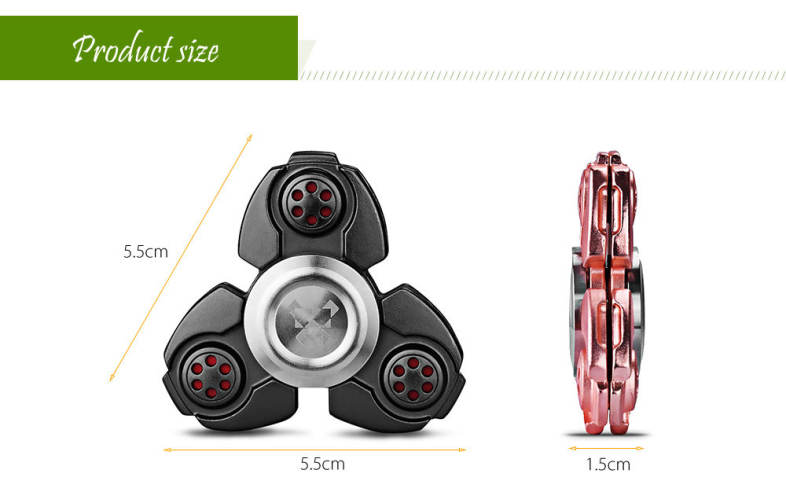 Titanium Alloy Gyro Stress Reliever Pressure Reducing Toy for Office Worker
