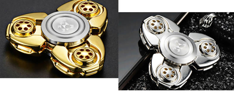 Titanium Alloy Gyro Stress Reliever Pressure Reducing Toy for Office Worker