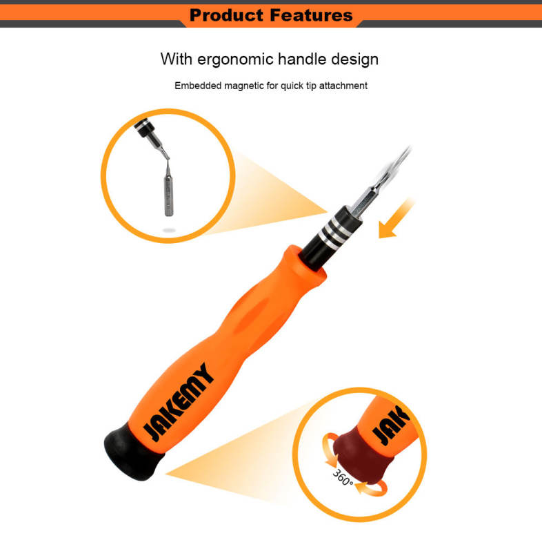 JAKEMY JM - 8156 20 in 1 Screw Driver Hand Tool for Repairing / Disassembling