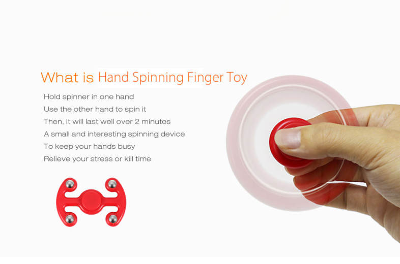 Hand Spinning Finger Toy Stress Reliever Anxiety Reducer Killing Time for Adults and Kids