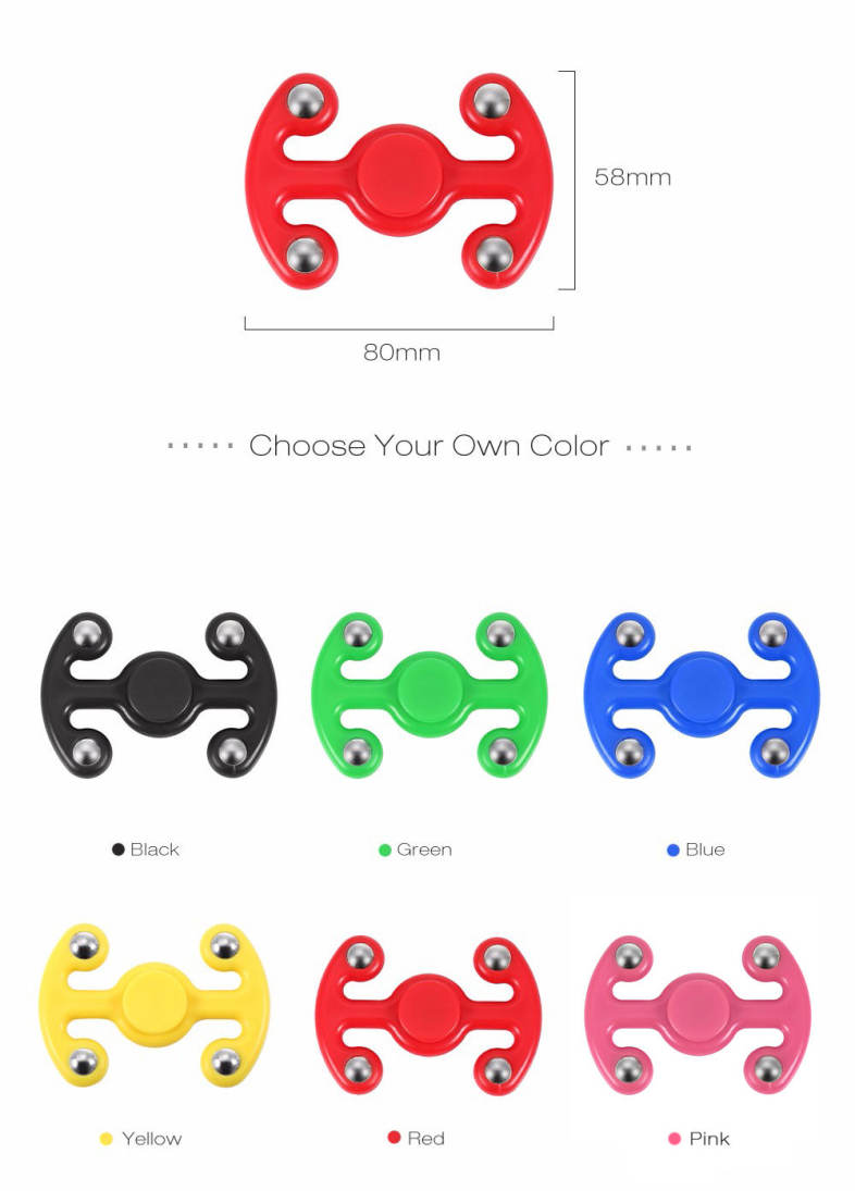 Hand Spinning Finger Toy Stress Reliever Anxiety Reducer Killing Time for Adults and Kids