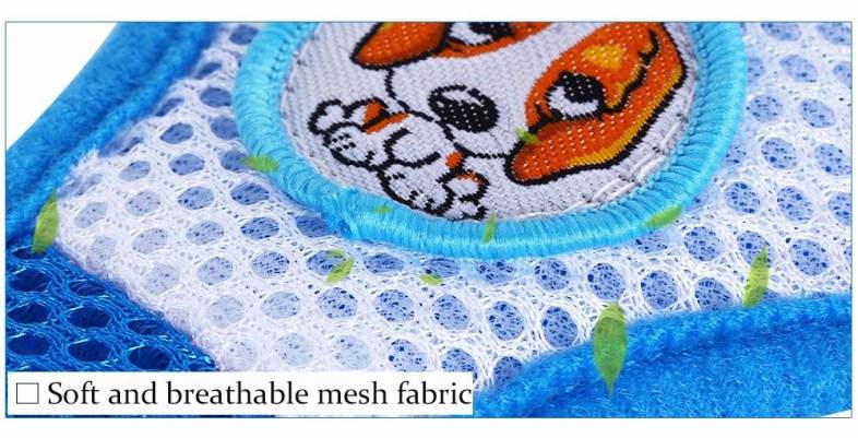 Kimpets Adjustable Dog Vest Mesh Cloth Breathable Pet Harness Leash Strap