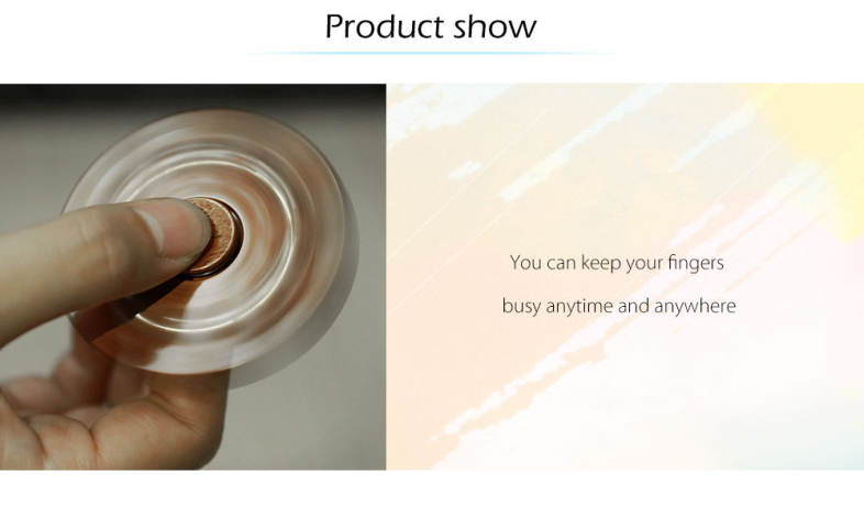 Colorful Hexagon Fidget Spinner ADHD Stress Relief Toy Relaxation Gift for Adults