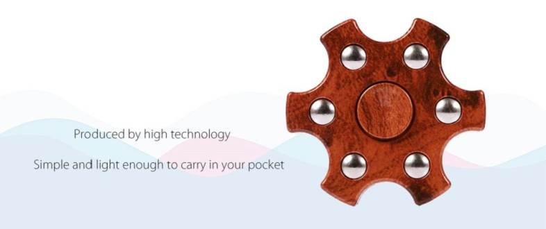 Colorful Hexagon Fidget Spinner ADHD Stress Relief Toy Relaxation Gift for Adults