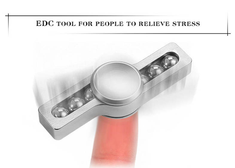 Stress Relief Toy Metal Balls Gyro Finger Spinner