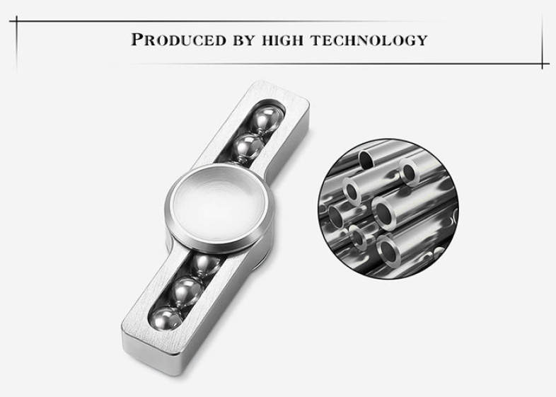 Stress Relief Toy Metal Balls Gyro Finger Spinner