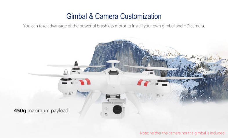 BAYANGTOYS X16 GPS Brushless RC Quadcopter RTF Geomagnetic Headless Mode / Altitude Hold / Automatic Return