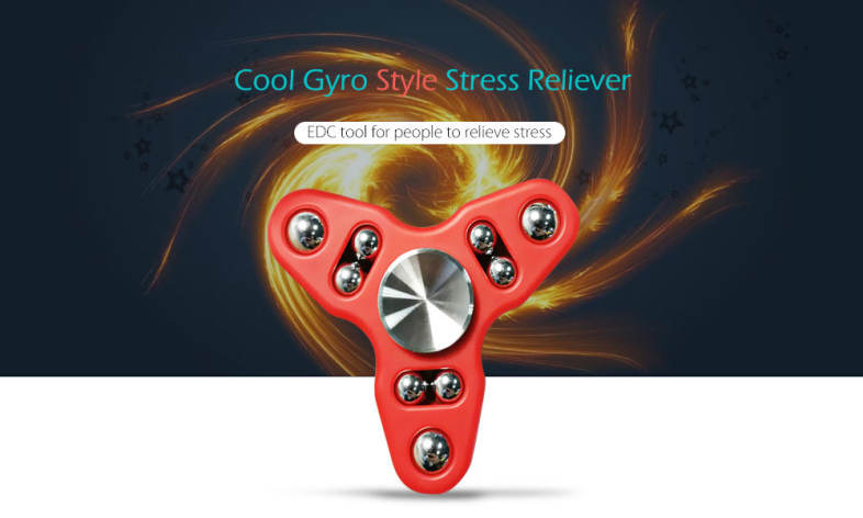 Triangle Gyro Style Stress Reliever Pressure Reducing Toy for Office Worker